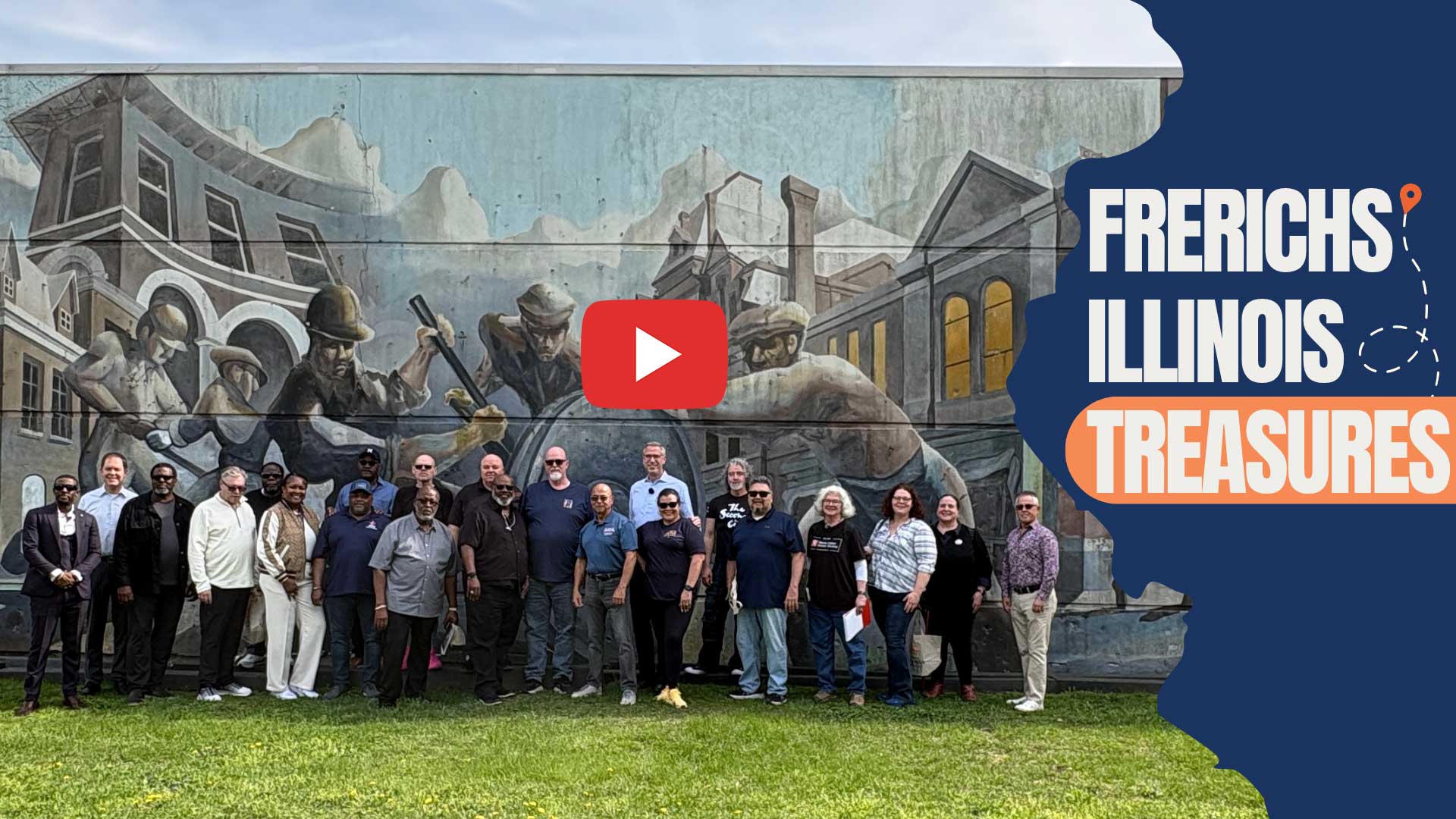 Video: Frerichs' Illinois Treasures. A group of people at the Pullman neighborhood